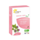 Coffret de complément alimentaire Fleurance Nature Bardane - Pensée sauvage - Ortie Bio, contenant 30 comprimés pour peaux à imperfections, disponible à Dakar, Sénégal. L'emballage présente des images de bardane et d'ortie en rose et blanc, avec des certifications vérifiant son statut biologique et son origine française. Dakar