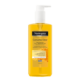 Découvrez le Gel micellaire Neutrogena Curcuma Clear de Neutrogena, 200 ml, un gel rééquilibrant inspiré des rues animées de Dakar, au Sénégal. Ce produit est doté d'un flacon pompe mettant en valeur son gel jaune à travers un flacon transparent orné d'étiquettes mettant en valeur des illustrations de curcuma orange. Dakar