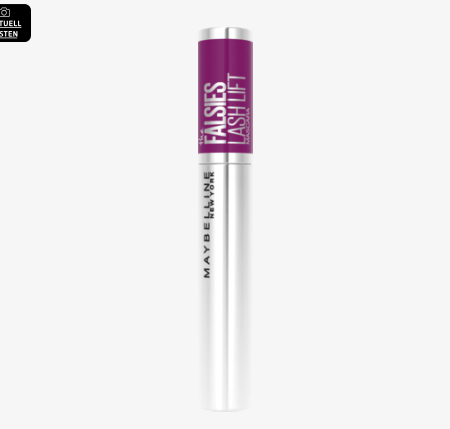 Le mascara Maybelline New York Falsies Lash Lift Mascara 01 Noir, 9 ml, ajoute une touche élégante à n'importe quelle routine beauté de Dakar à New York avec sa base argentée élégante et son capuchon violet portant le nom du produit en texte blanc. Dakar