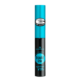 Flacon cylindrique d'Essence Cosmetics Encre Liquide Eyeliner Waterproof 01, 3 ml, doté d'un bouchon turquoise et d'une base noire. Cet eye-liner s'inspire de l'esprit vibrant de Dakar, au Sénégal, et comprend un applicateur pinceau précis. Dakar