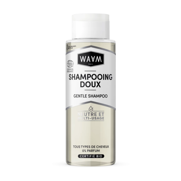 Flacon de 400 ml de Waam Shampoing Doux BIO