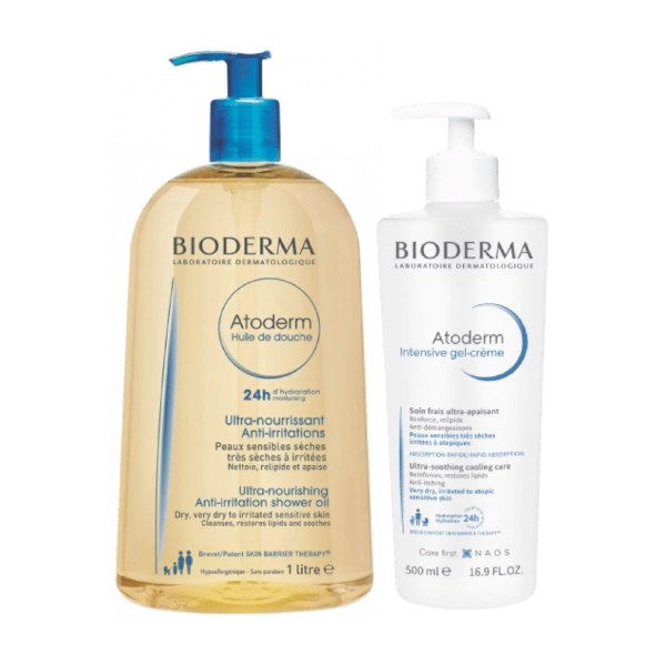 Découvrez le Duo Atoderm Ultra Hydratant Et Apaisant de Bioderma