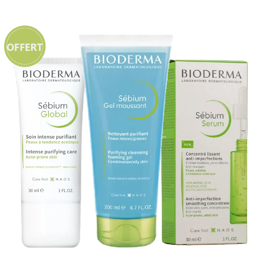 Découvrez trois essentiels de soin Sébium Bioderma