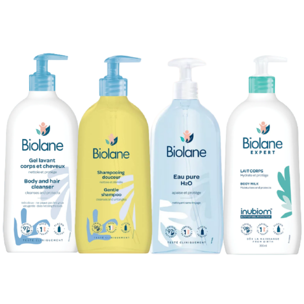 Découvrez quatre produits Biolane disponibles chez Univers Cosmetix