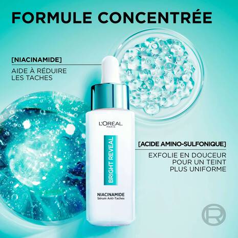 Sérum Anti-Taches Bright Reveal de L'Oréal Niacinamide