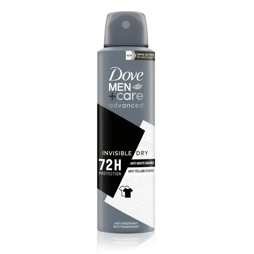 L'antisudorifique Dove Men+Care Invisible Dry 150 ml offre une protection de 72 heures et est conditionné dans une élégante boîte grise. dakar