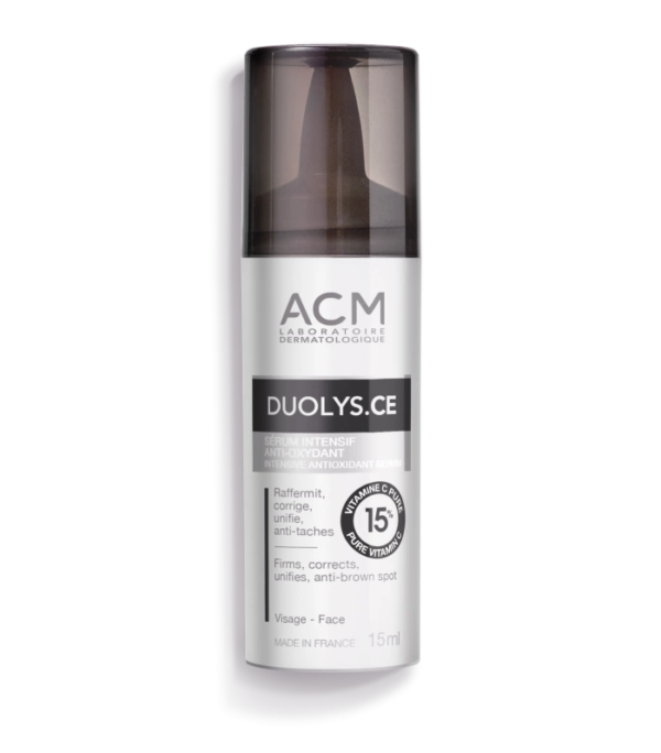 Un flacon de 15 ml d'ACM DUOLYS CE Sérum Anti Oxydant