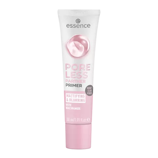 Un tube d'Essence Cosmetics Prime+ Studio Base Réductrice de Pores Lissant Effet Flouté