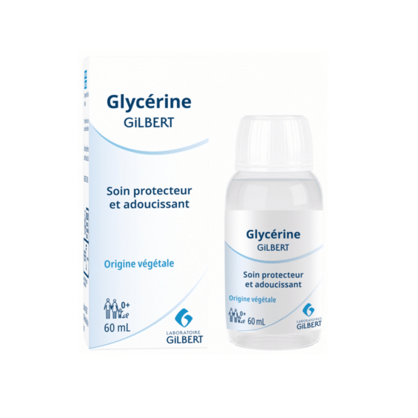 Un flacon de 60 mL de Gilbert Glycérine 60 ml