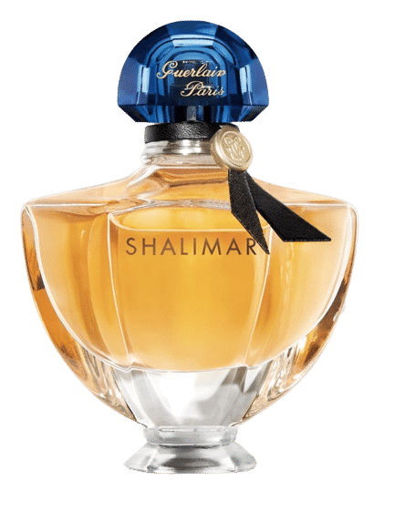 Un flacon de GUERLAIN Shalimar Eau de Parfum rechargeable pour femme 50 ml