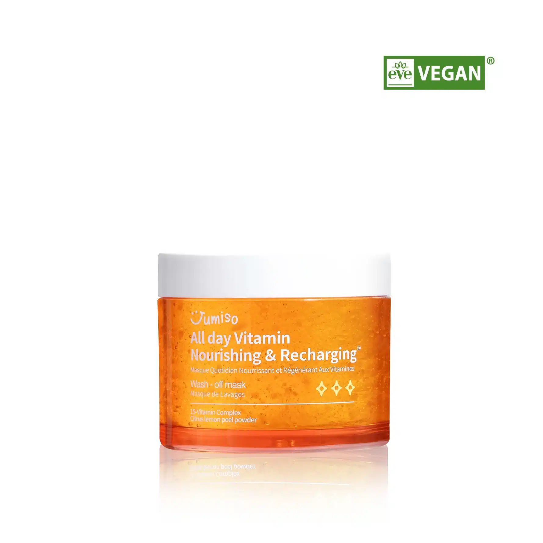 Un pot orange de Jumiso All Day Vitamin Masque Multi-vitamines Nourrissant ET Régénérant 100 ml