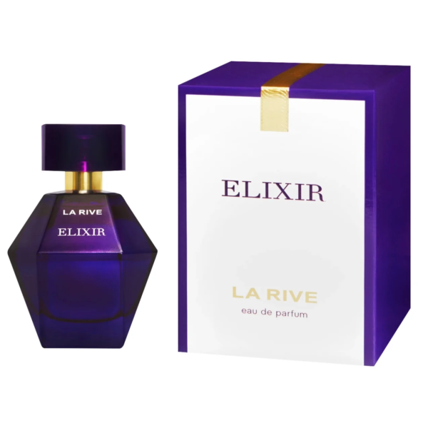 L'Eau de Parfum Elixir 100 ml de La Rive est présentée dans un flacon violet et un coffret orné d'une bande dorée. Ce parfum exquis de La Rive est parfait pour celles qui cherchent à ajouter une touche de luxe à leur routine quotidienne. dakar