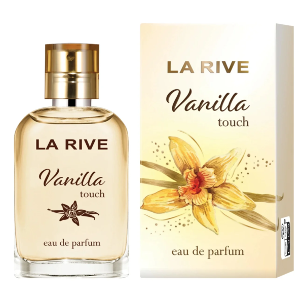 Un flacon et une boîte de 30 ml de La Rive Eau de Parfum Vanilla Touch