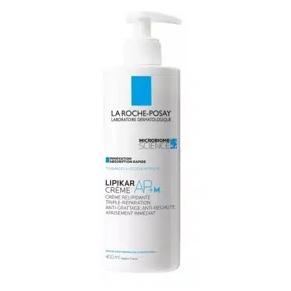 Un flacon pompe de 400 ml de La Roche-Posay Lipikar AP+M Crème Relipidante