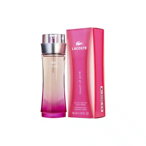 Un flacon de 90 ml d'Eau de Toilette pour Femme Lacoste Touch of Pink