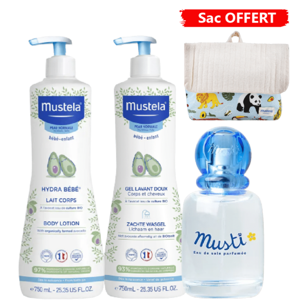 Deux Pack Mustela Essentiel de Toilette Bébé