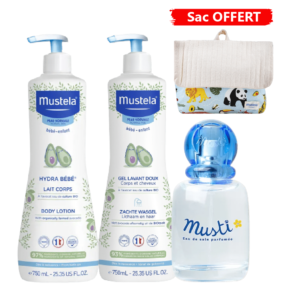 Deux Pack Mustela Essentiel de Toilette Bébé