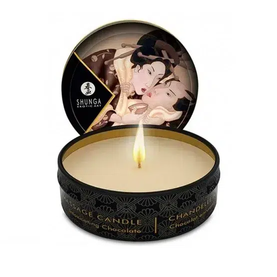 Allumer la « Shunga Erotic Art Excitation Mini Chandelle de Massage 30ml »