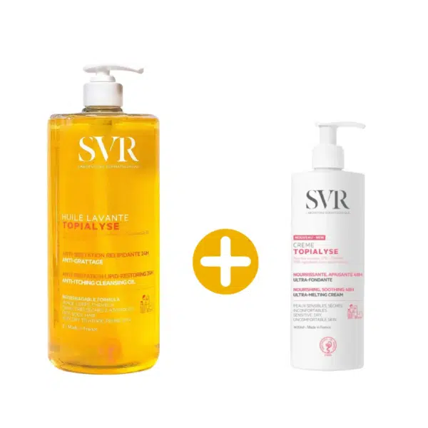 Un flacon de SVR Duo Produits Anti Irritation