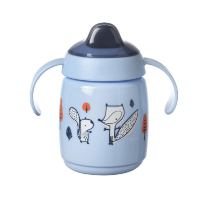 Tommee Tippee Tasse d'Apprentissage à Bec Bleu à partir de 6 Mois 300 ml avec anses